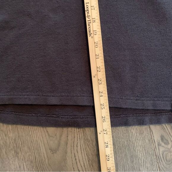 JOHN ASHFORD SPORT Men’s Medium Gray Thick Pullover Cotton Brushed Soft. - Picture 11 of 12